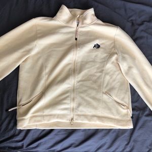 Yellow University of Colorado Boulder sweatshirt